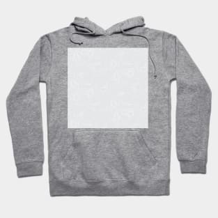 Light Gray Line Art Hoodie